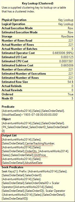 Key Lookups In SQL Server